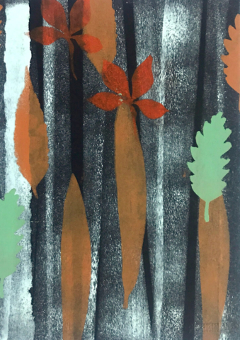 Herfst, sjaboondruk, 2024, A4