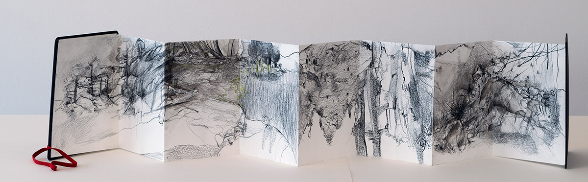 Corsica, 2020, leporello, 21x150 cm